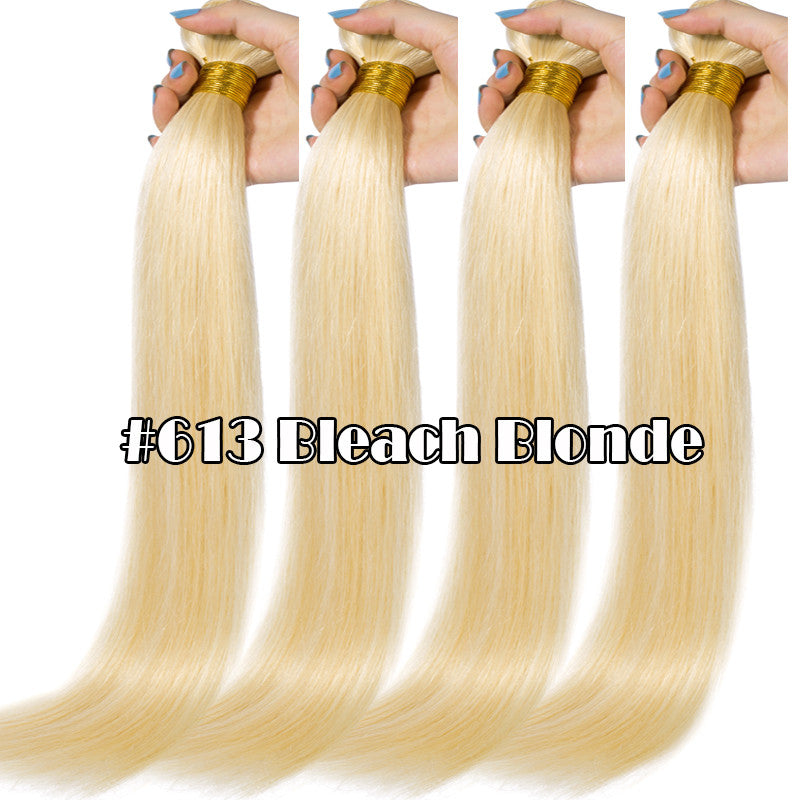 Virgin Human Hair Extensions - 3 Bundles in Various Lengths & Textures
