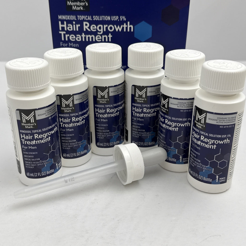 Minoxidil 5% Hair Regrowth Treatment for Men 6 Month Supply