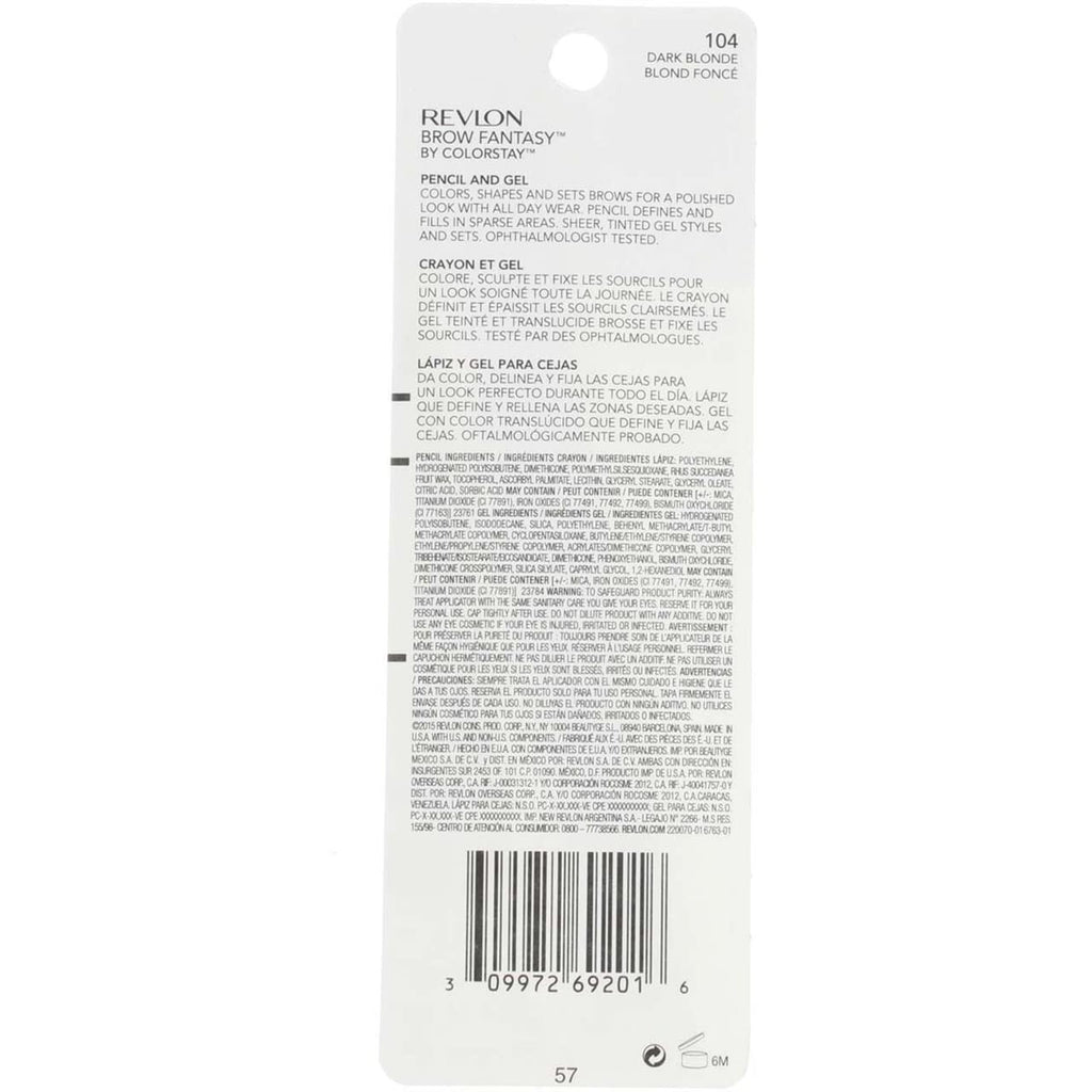 Eyebrow Gel & Pencil Duo - Natural Dark Blonde, 2-in-1 Brow Enhancer