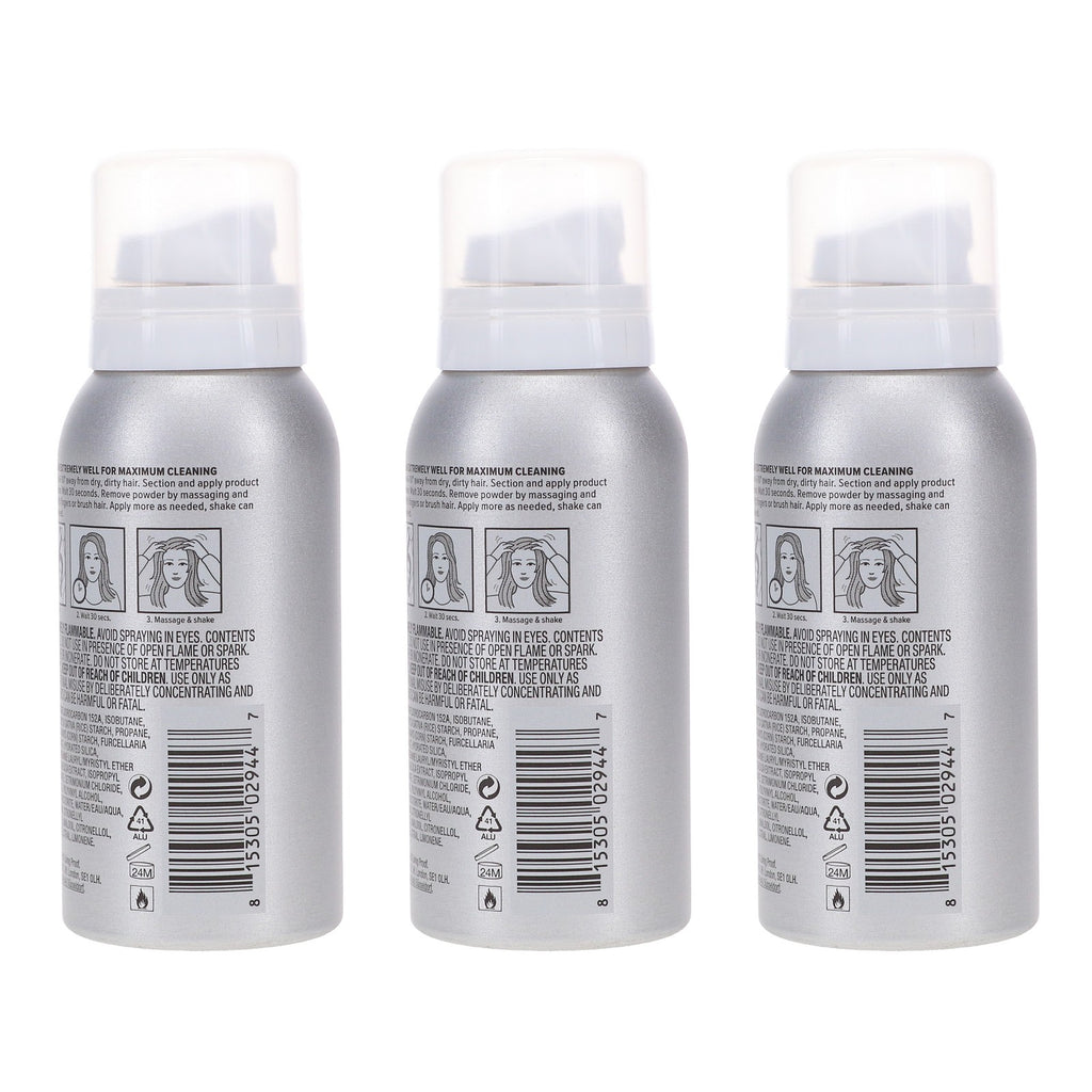 Dry Shampoo for Hair Cleaning & Freshness - 2.4 oz, 3 Pack