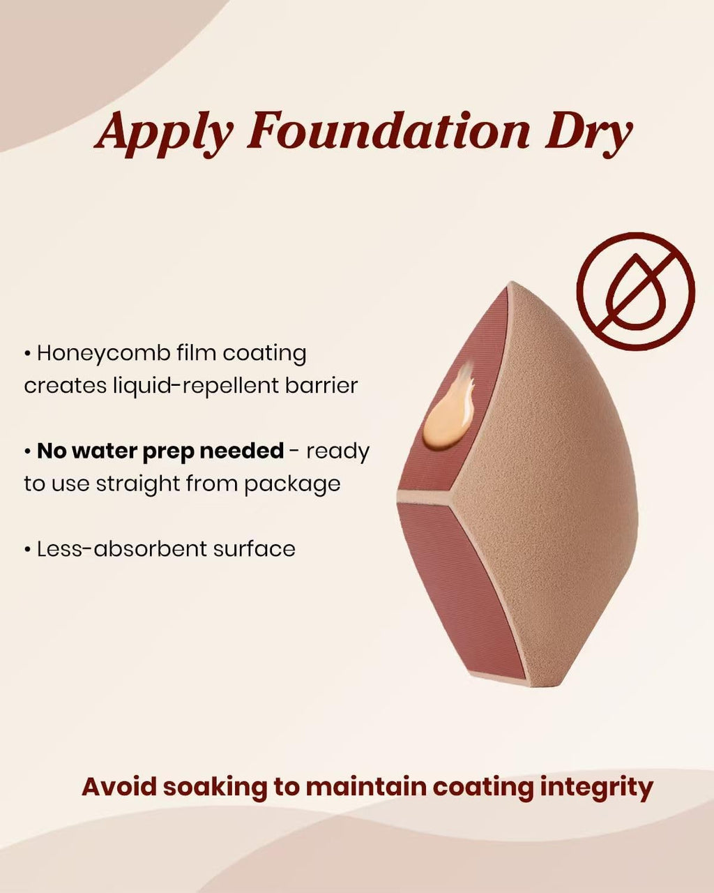 Honeycomb Film Makeup Sponges Set for Foundation Blending - Reusable & Portable