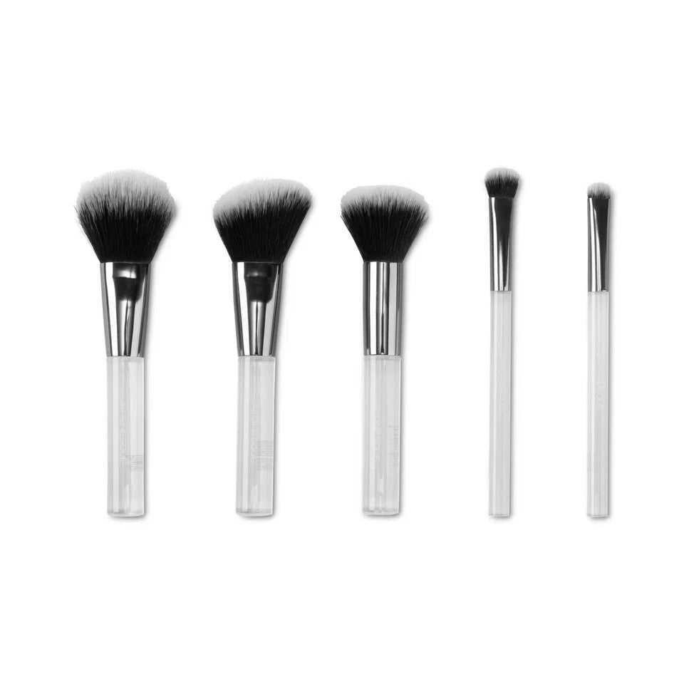 Japonesque Travel Brush Set with 5 Makeup Brushes - New Sealed