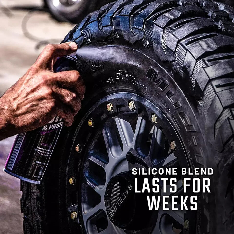 Long-Lasting Car Shine & Protectant Spray - Clear Gloss Finish