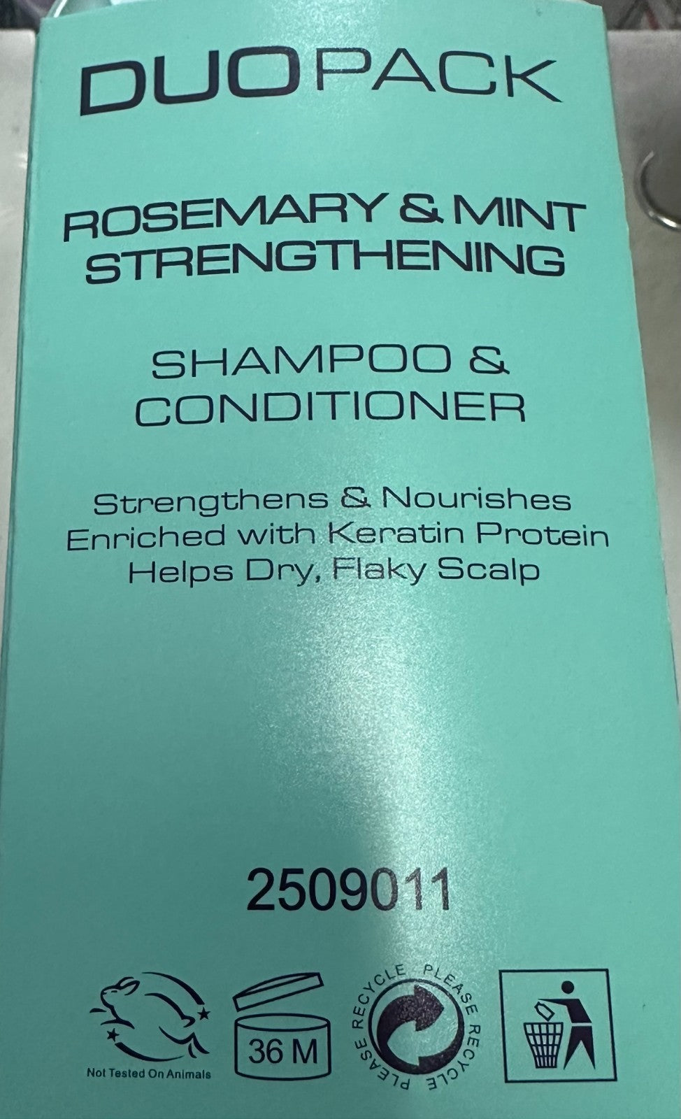 Argan Oil Moroccan Rosemary Mint Strengthening Shampoo and Conditioner Set