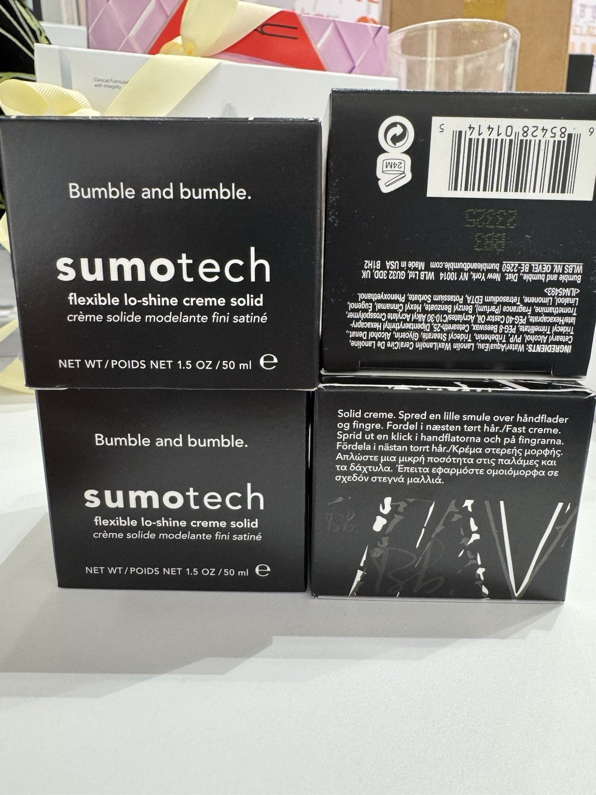 Flexible Hair Styling Cream - Sumotech Lo-Shine Texturizer 1.5oz