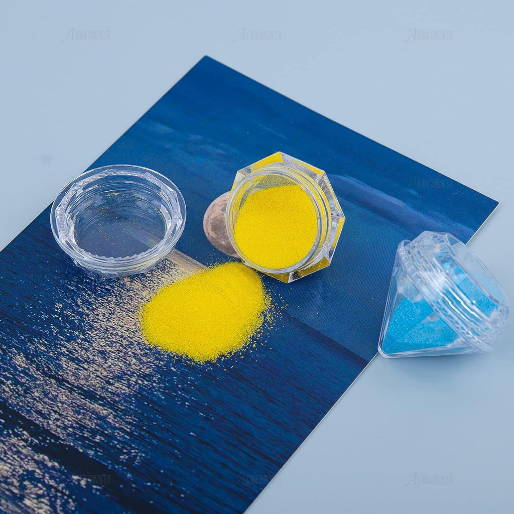 Diamond Shaped 5g Empty Jars - 50 Pack Clear Plastic Containers for Lip Balm & Cosmetics