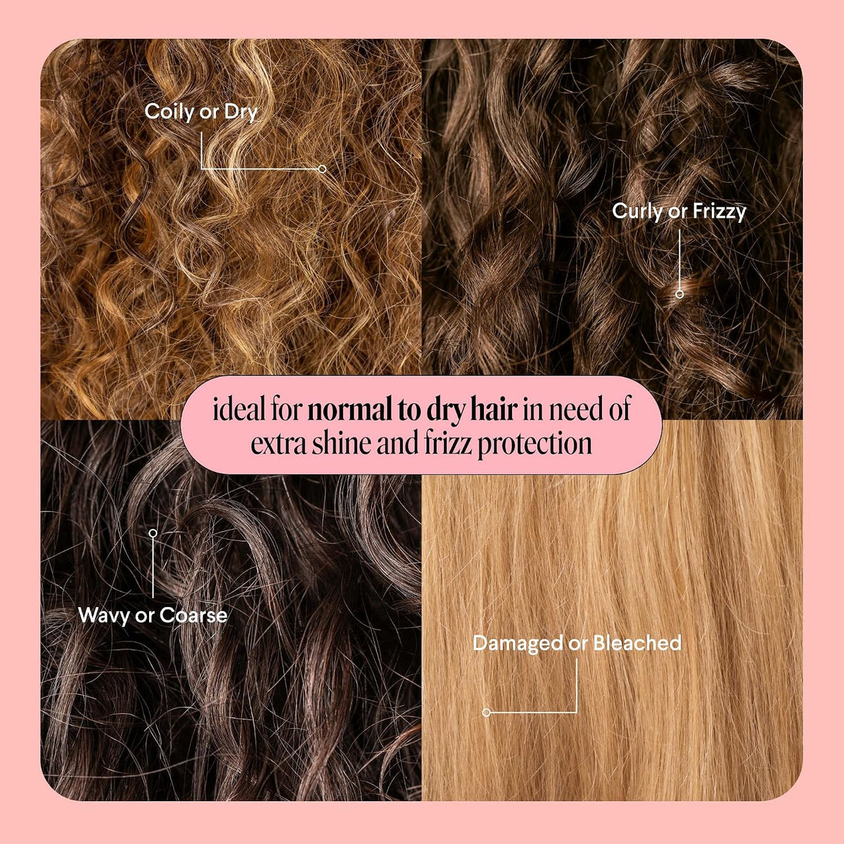 Moisture Leave-In Conditioner with Hyaluronic Acid & Jojoba for Dry Hair