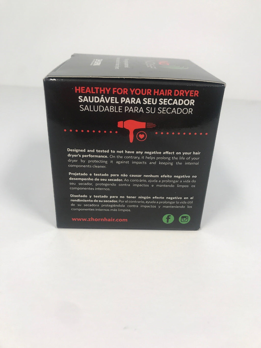 Hair Dryer Noise Reducer - Universal Fit Quieting Attachment
