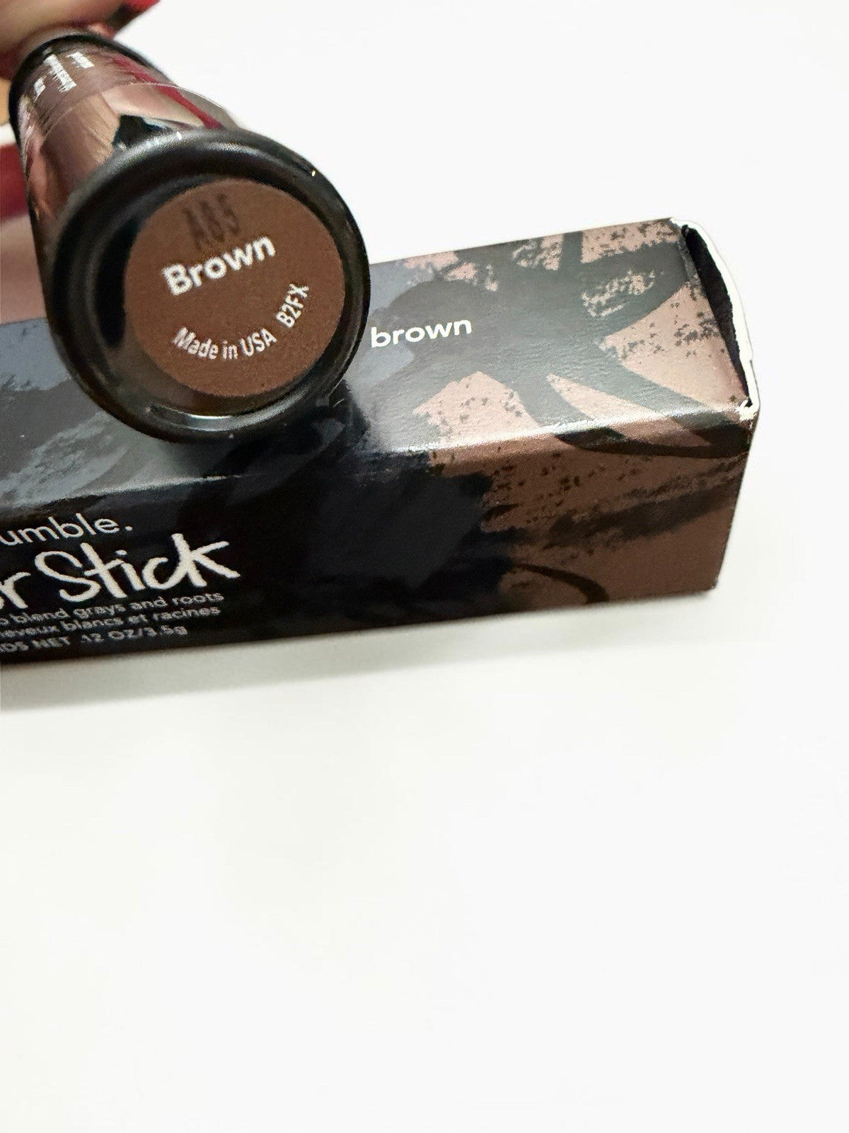 Root Coverup Hair Crayon Brown - Gray Root Concealer Stick for Hair Touch-Ups