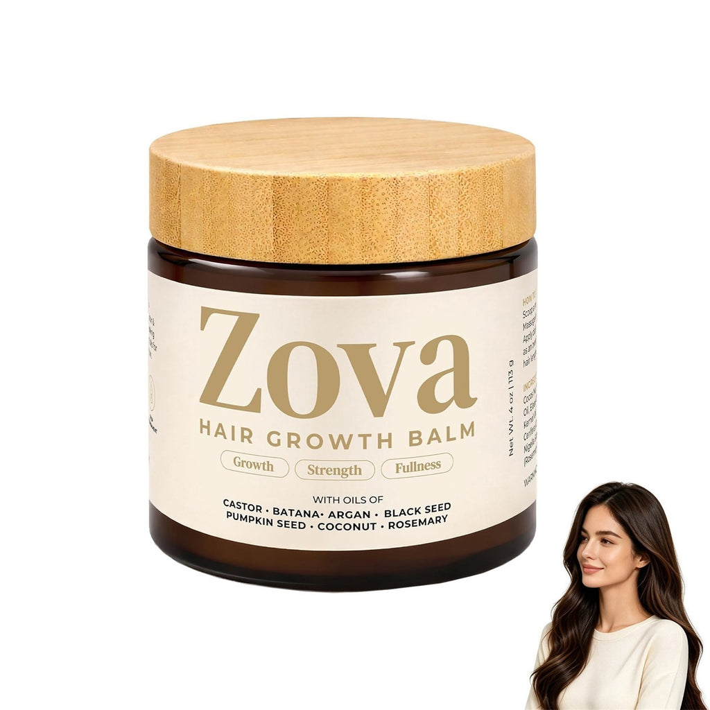 Hair Growth Balm with Rosemary Oil for Scalp & Damaged Hair - 4oz
