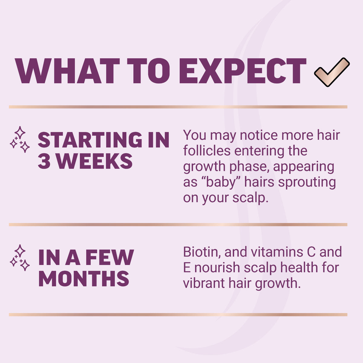 Hair Growth Vitamins with Biotin & Silicon - Soft Chews for Women