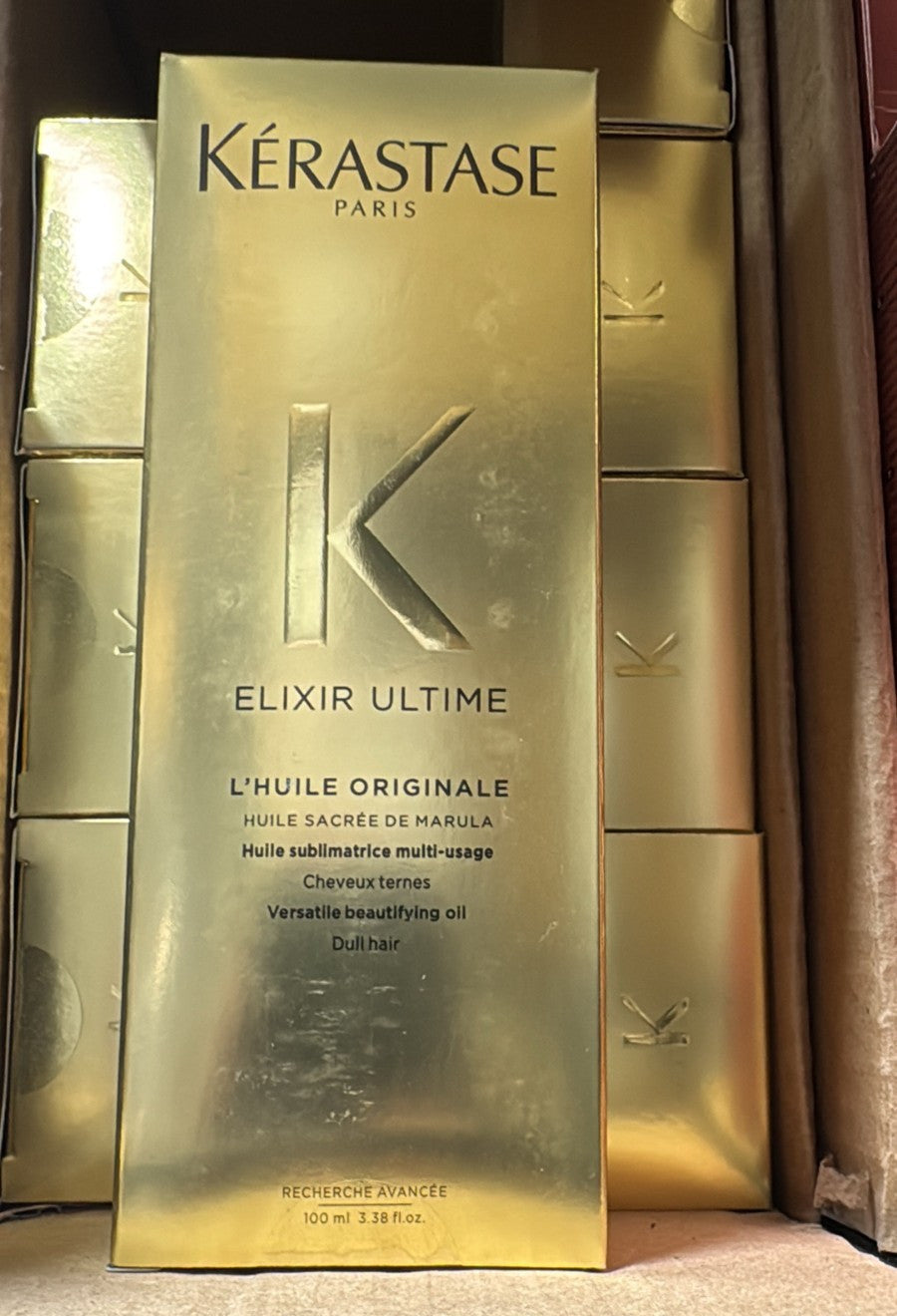 Kérastase Elixir Ultime Beautifying Hair Oil 3.4oz - Shine & Frizz Control