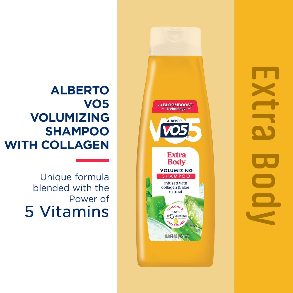 Volumizing Shampoo with Collagen & Aloe - Paraben-Free 16.9 oz 2 Pack