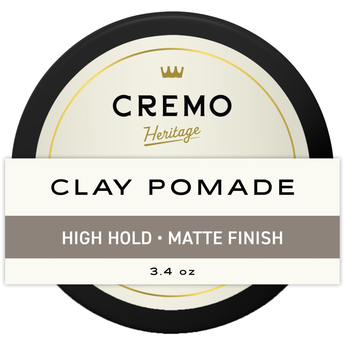 High Hold Matte Hair Clay for Men - Sculpting Hair Styling Paste 3.4 oz
