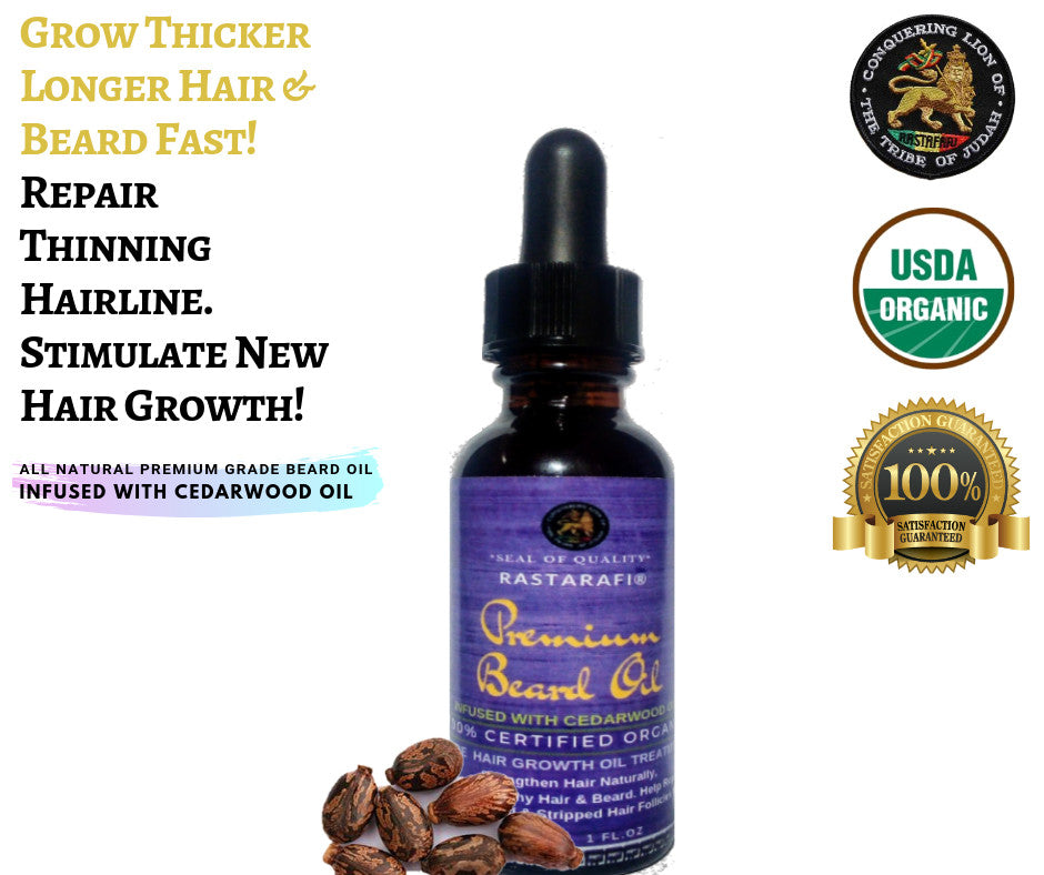 Premium Beard Oil for Fast Growth & Conditioning - All Sizes