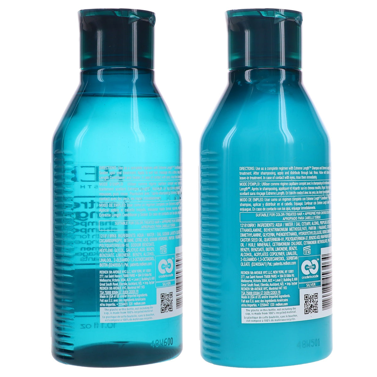 Redken Extreme Length Shampoo & Conditioner Set 10.1 oz - Hair Growth Care