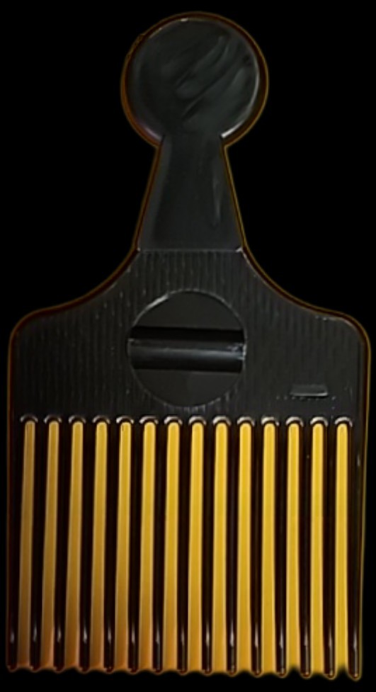 10 Pack Afro Hair Picks Styling & Detangling Comb Black Vintage