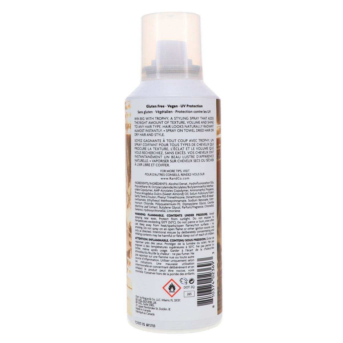 Hair Texturizing & Shine Spray - 6 oz 2-Pack for Volume & Flexible Hold
