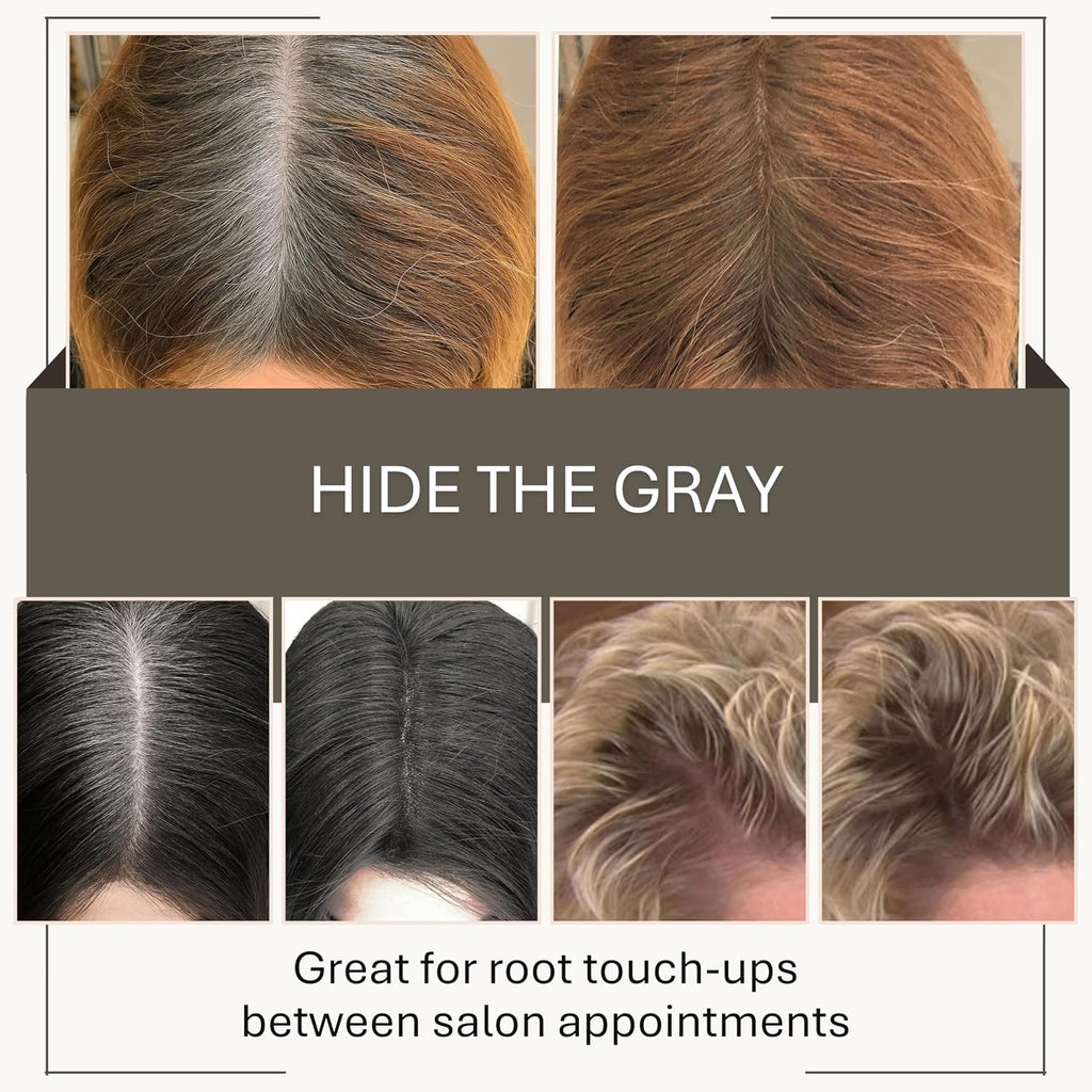 Blonde Root Touch Up Powder for Thinning Hair - Concealer & Volumizer