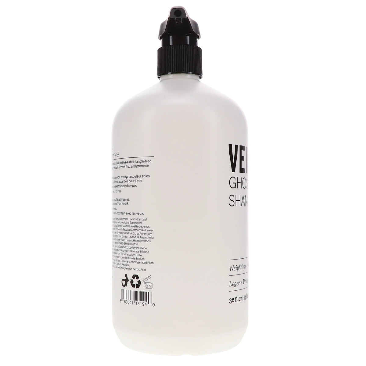 Verb Ghost Shampoo 32 oz - Color-Safe, Repairing & Shine-Enhancing