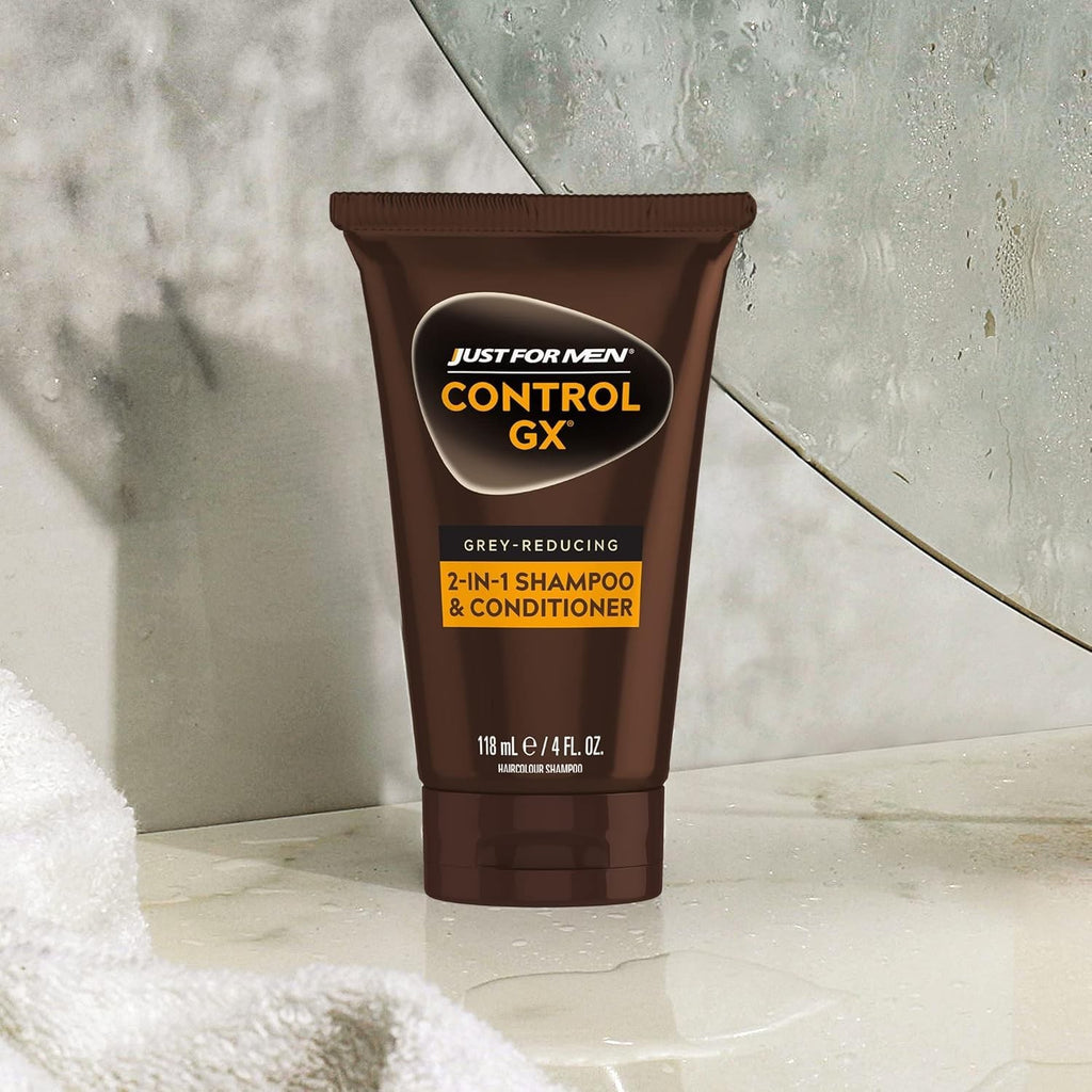 Grey Reducing 2-in-1 Shampoo & Conditioner for Men - Pack of 3, 4Oz
