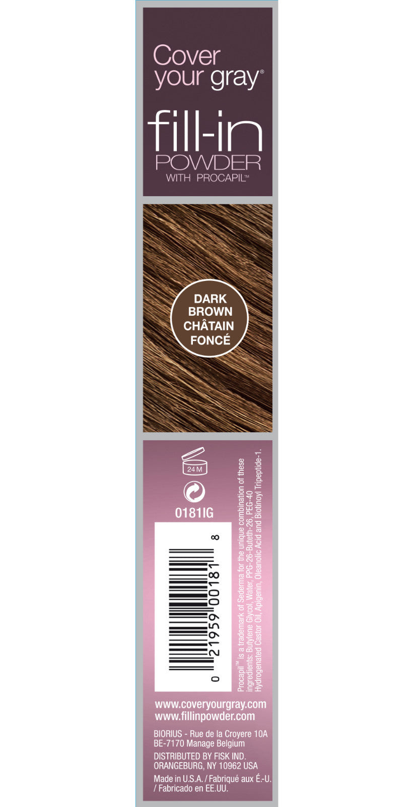 3-Pack Hair Concealer Powder for Thinning & Bald Spots - 8 Shades