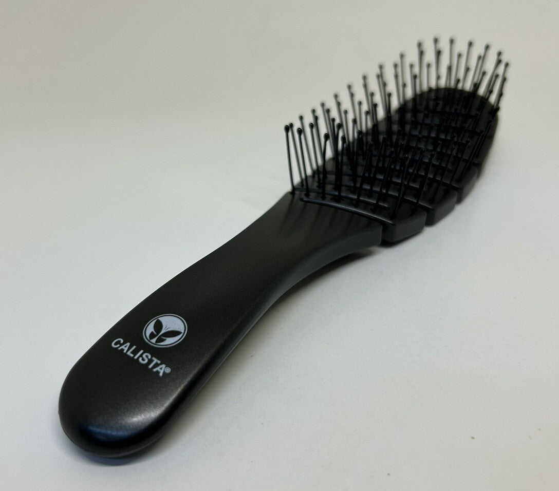 Calista Smoothie Detangle Hair Brush - Flexible Lightweight Black