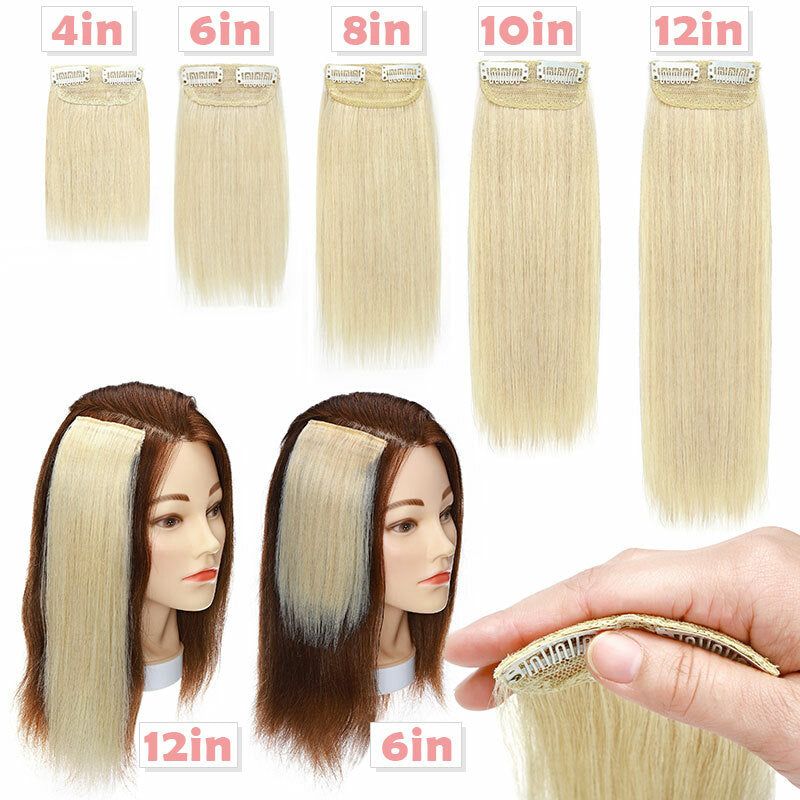 Seamless Clip-In Hairpiece Extensions for Natural Looks - Remy Human Hair