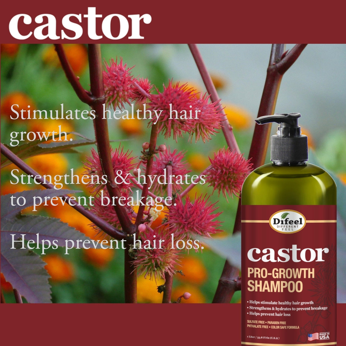 Pro-Growth Hair Care Set with Shampoo, Conditioner & Root Stimulator