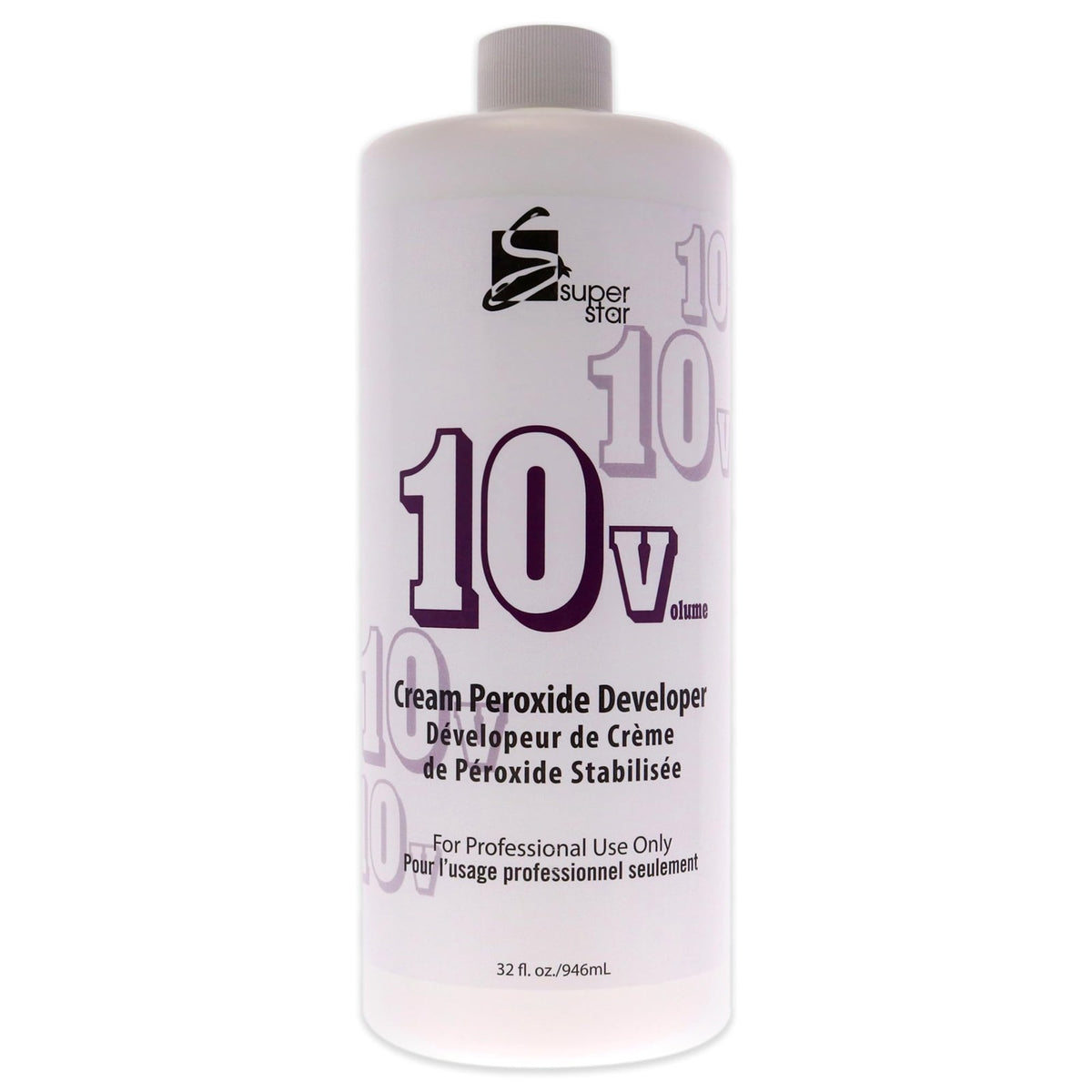 10V Cream Peroxide Developer for Hair Coloring - 32oz