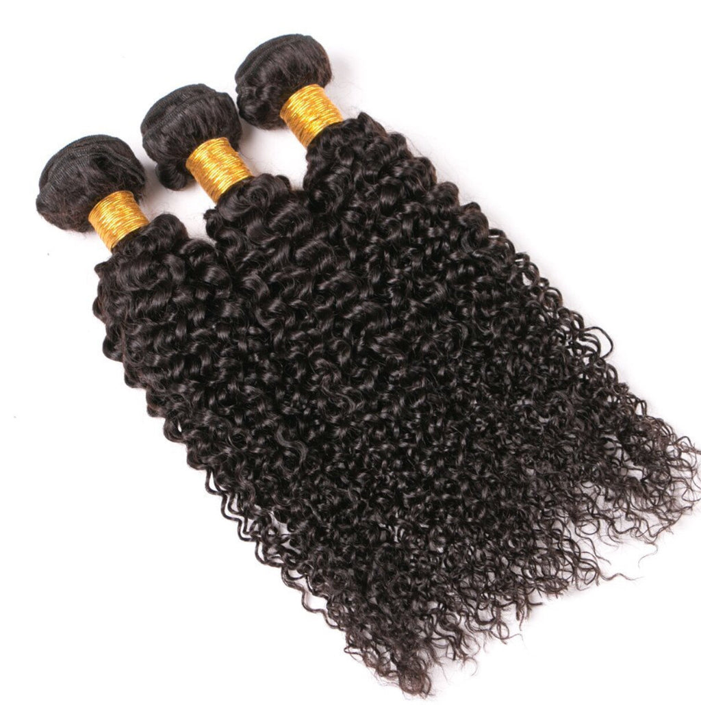Remy Human Hair Bundle - Unprocessed Brazilian Virgin Curl Hair, Multiple Lengths