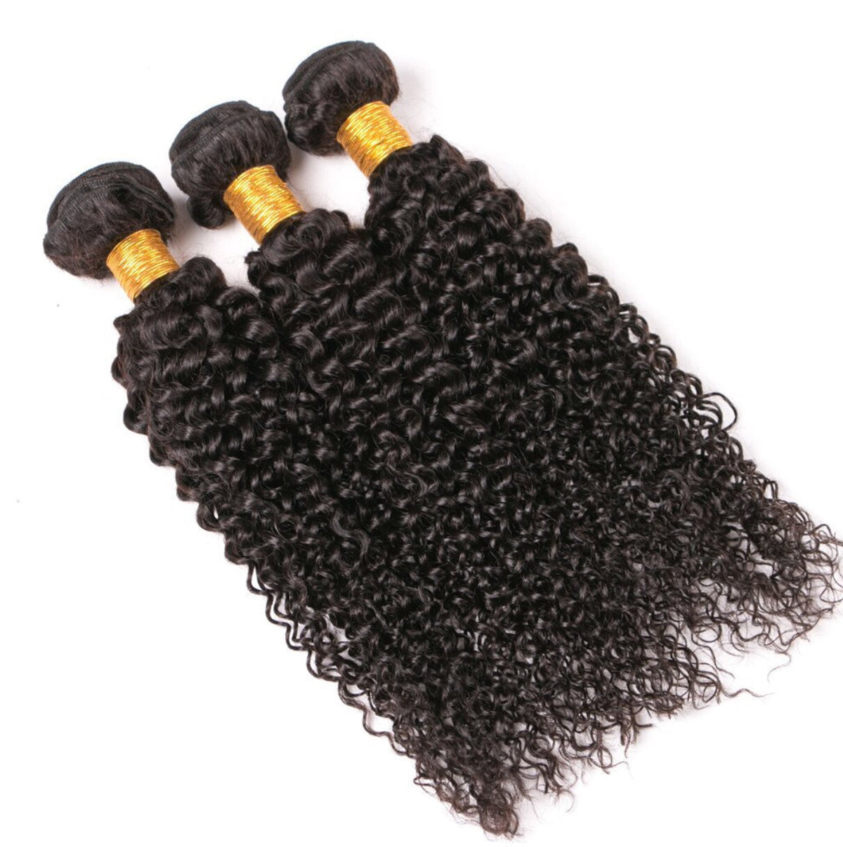 Remy Human Hair Bundle - Unprocessed Brazilian Virgin Curl Hair, Multiple Lengths