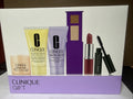 Clinique 6-Piece Makeup & Skincare Gift Set with Cleansing Mousse, Mascara, Eyeshadow, Lipstick, Lotion, Hydrator
