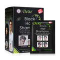 Black Hair Color Shampoo 10/50 Pack Natural Herbal Hair Dye & Restorer