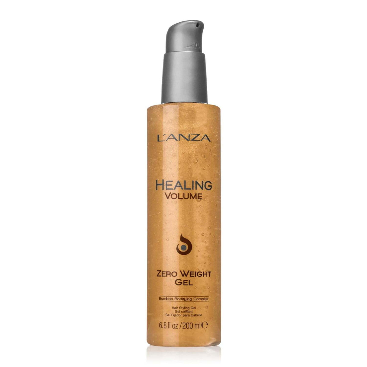 Lanza Healing Zero Weight Hair Gel 6.8oz / 200ml - Lightweight Styling