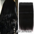 Remy Human Hair Extensions Full Head Clip-In Hairpiece - Natural & Highlight Options
