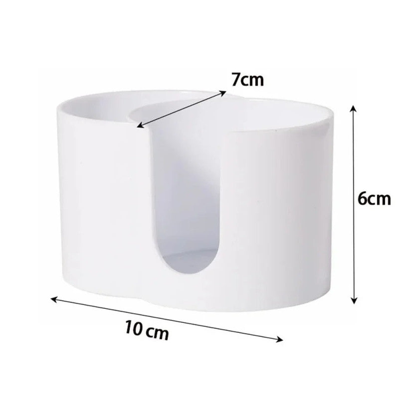2-in-1 Acrylic Cotton Swab & Pad Storage Box Makeup Organizer Container
