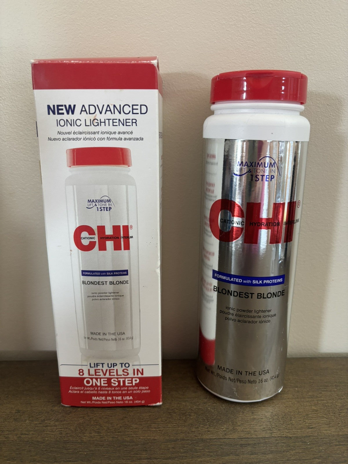 Hair Bleach Powder - 16 oz Ionic Lightener for Blonde Hair, Boxed