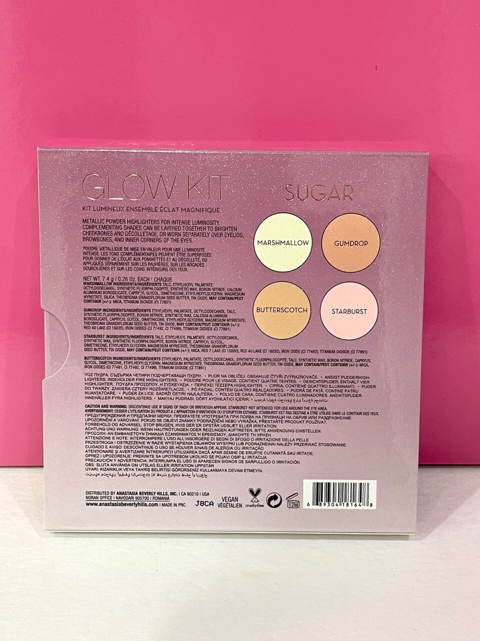 Sugar Glow Kit Highlighter Palette – 4 Shades by Anastasia Beverly Hills