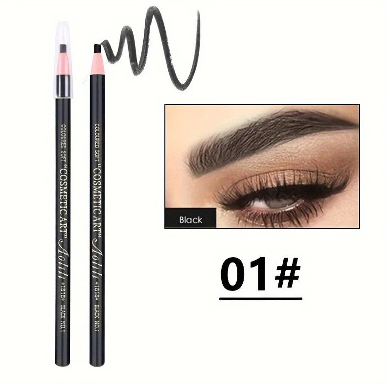 Eyebrow Pencil Natural Smudge Proof No Sharpening Brow Pen - Multiple Colors