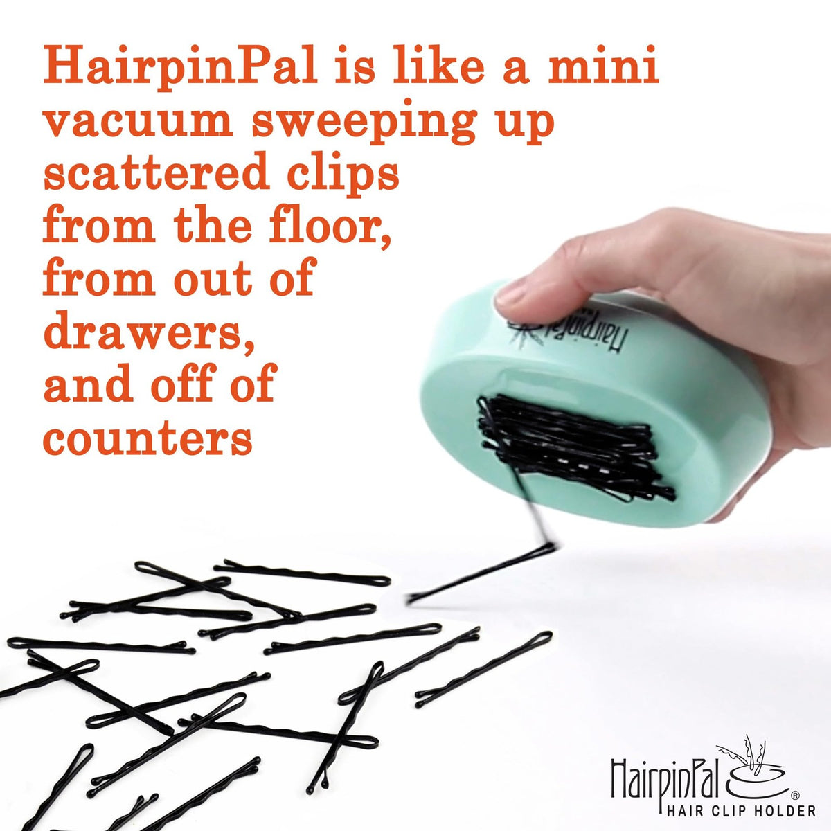 Magnetic Hairpin & Bobby Pin Holder - Organize Hair Clips & Accessories