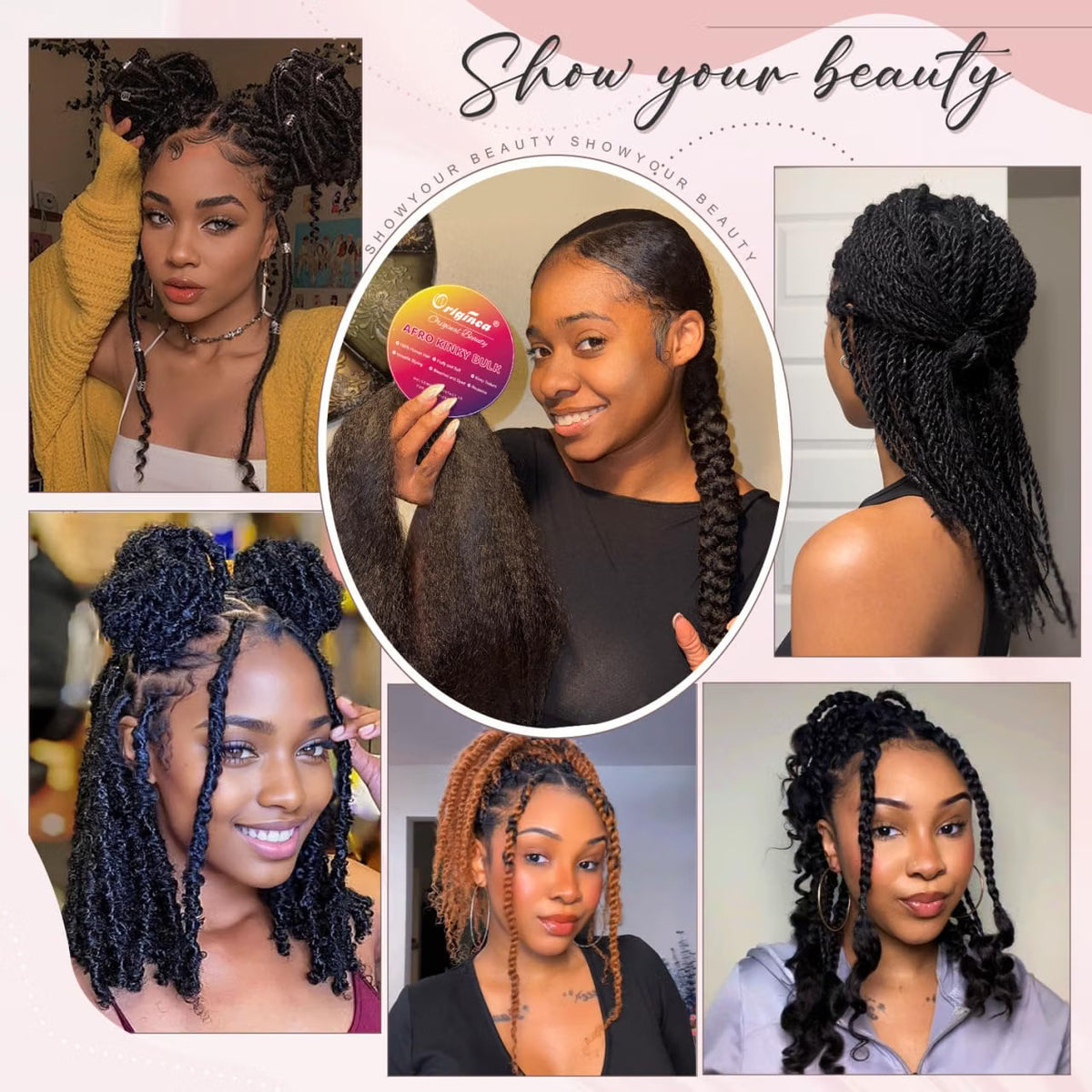 Pre-Stretched Afro Kinky Yaki Human Hair Extensions 12 Inch 150g