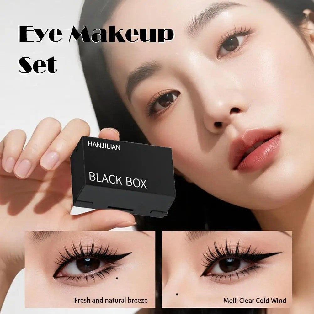 3-in-1 Portable Eye Makeup Kit with Lash Stamp & Beauty Mark Applicator