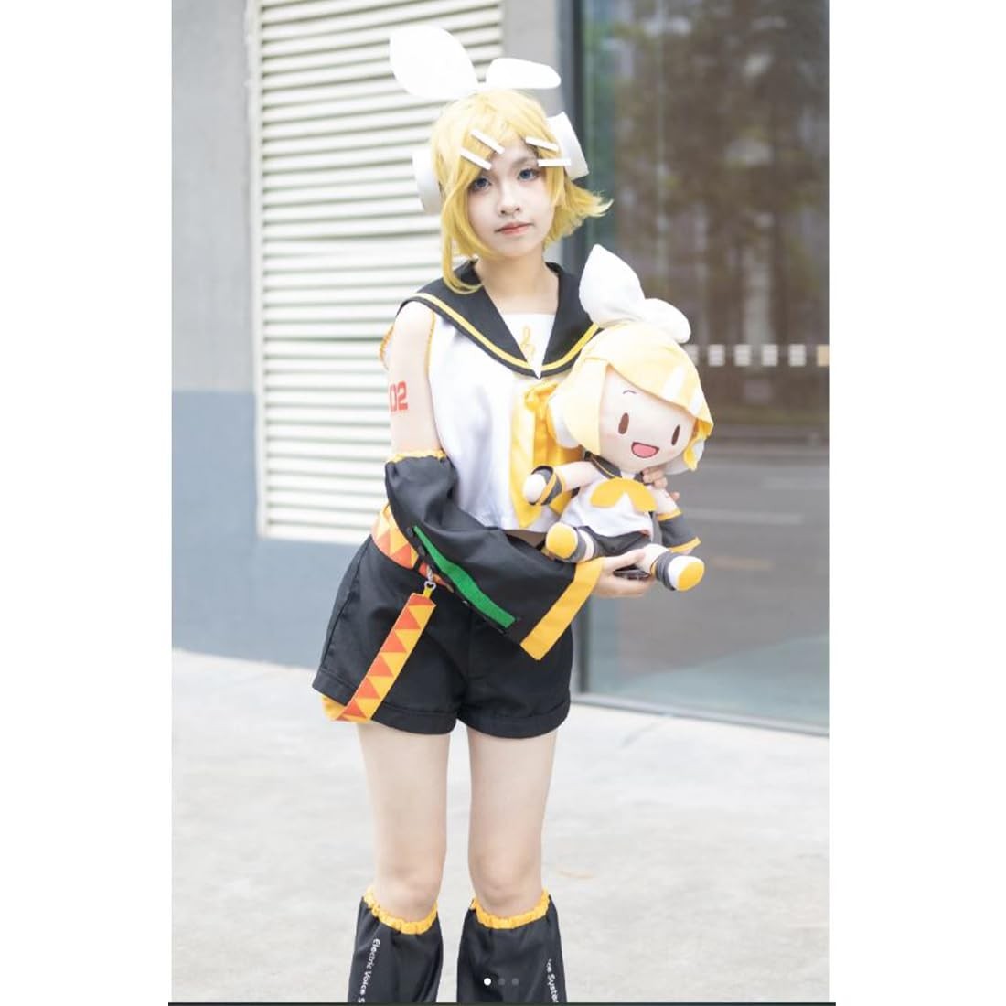 Kagamine Rin & Len Cosplay Costume Set - Halloween Uniforms for Anime Fans