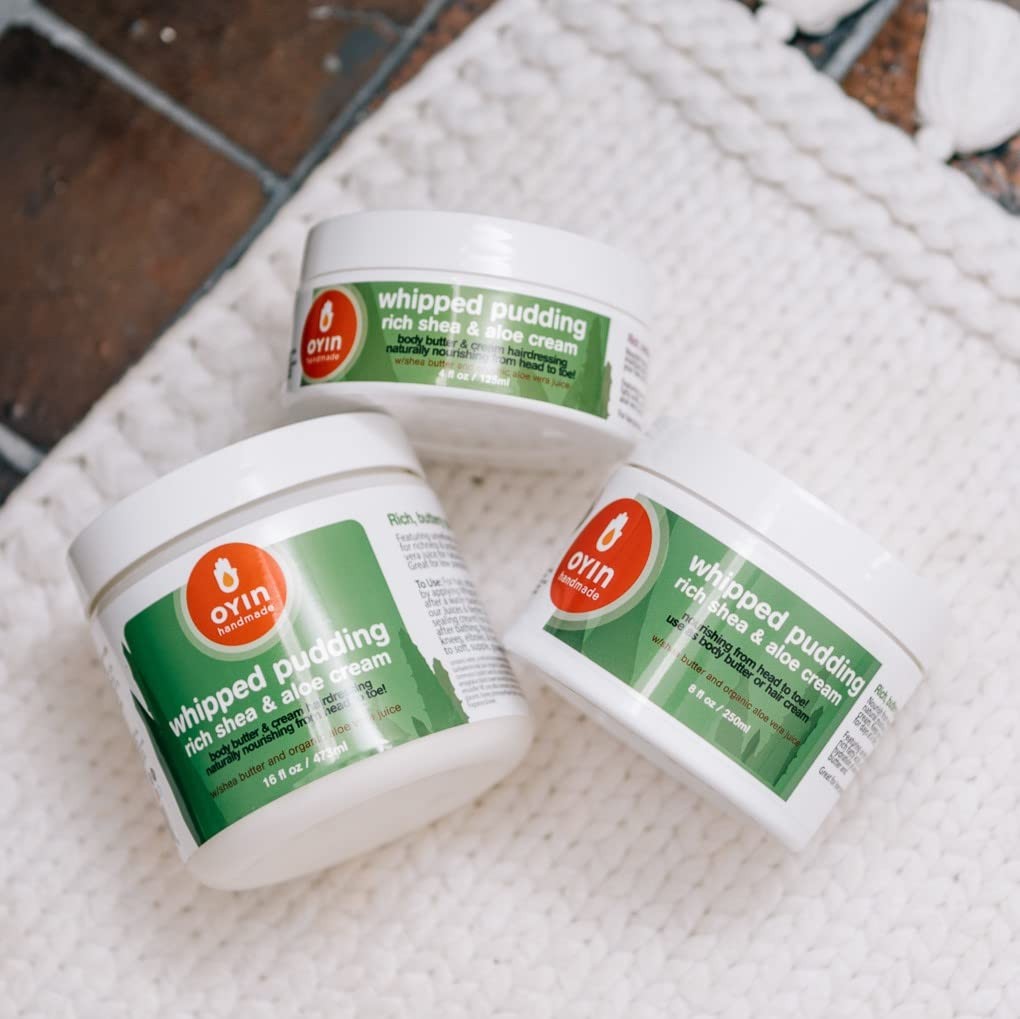 Moisturizing Hair & Skin Cream - Natural Whipped Pudding, 8 oz
