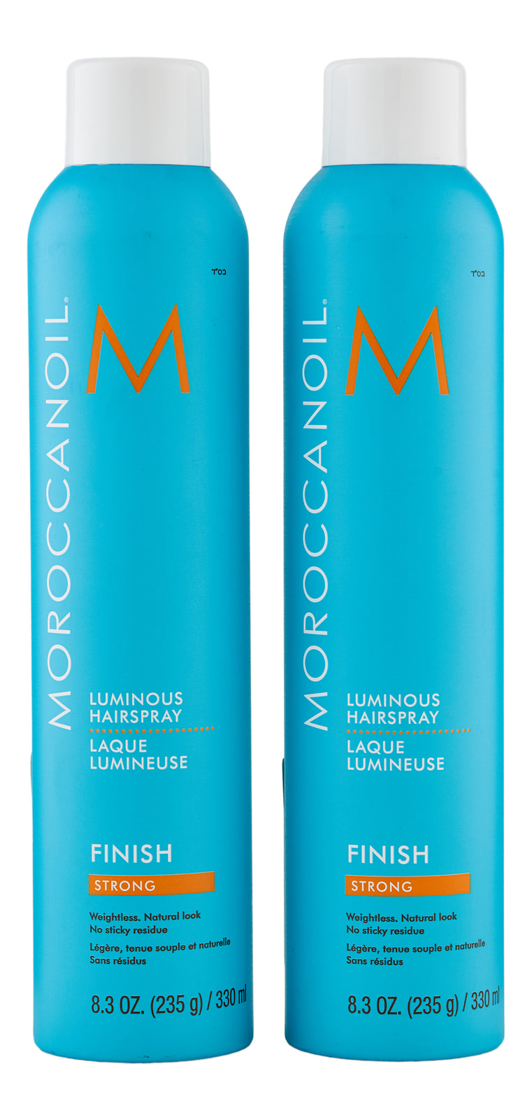 Moroccanoil Luminous Hairspray Strong 2 Pack 330ml - Long-Lasting, Humidity-Resistant Hair Spray