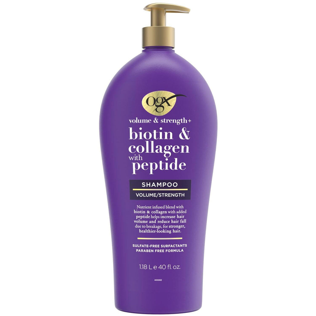 Volume & Strength Biotin Collagen Shampoo for Fine Hair 40oz