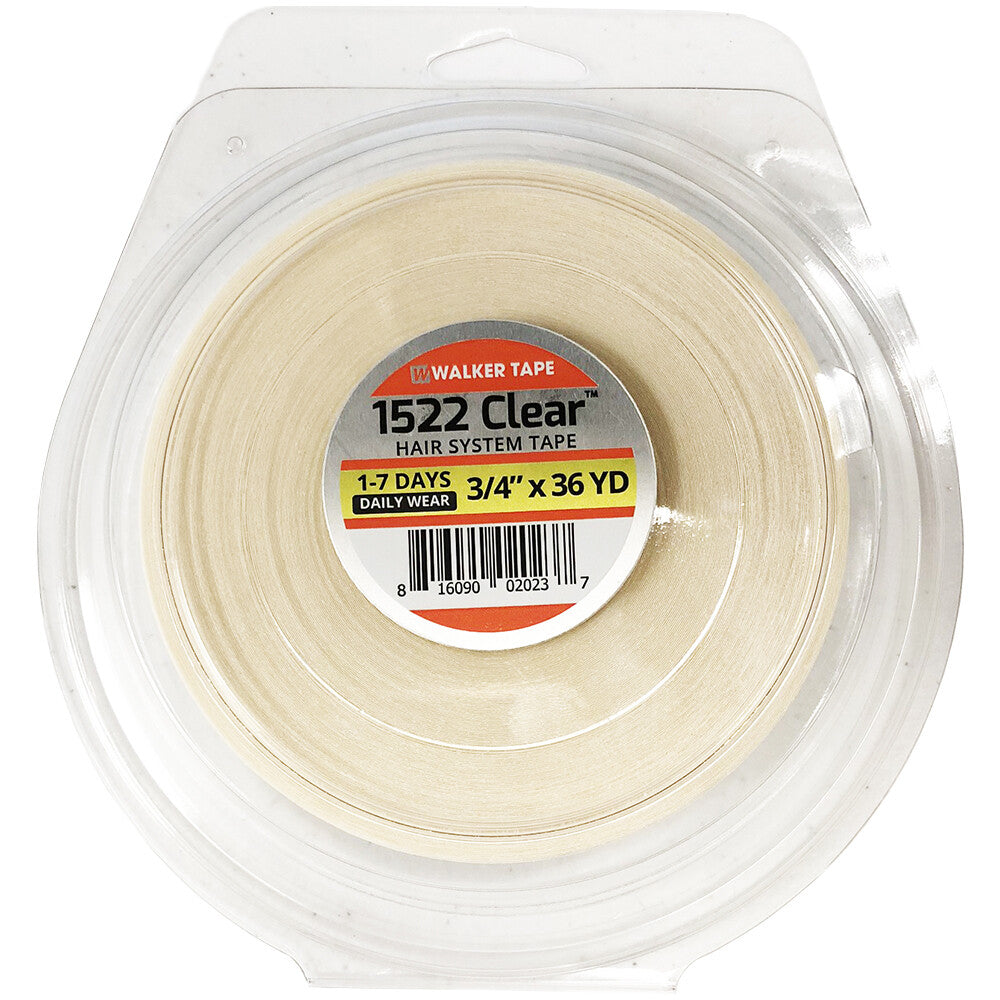 Hair System Tape Roll 3/4 Inch x 36 Yards Clear Skin-Friendly Adhesive