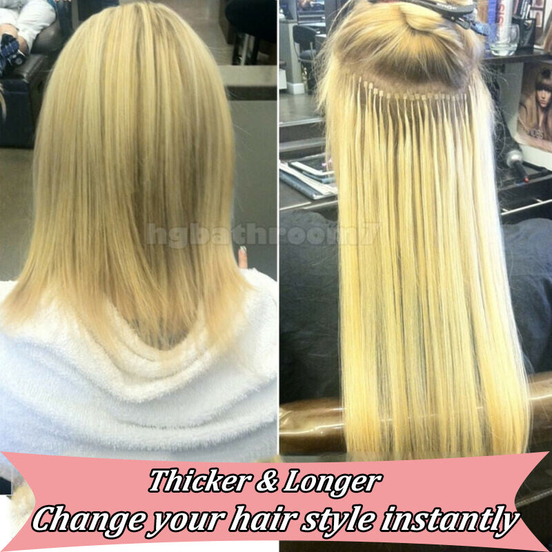 Micro Ring Hair Extensions - Remy Human Hair Beads & Loop Links