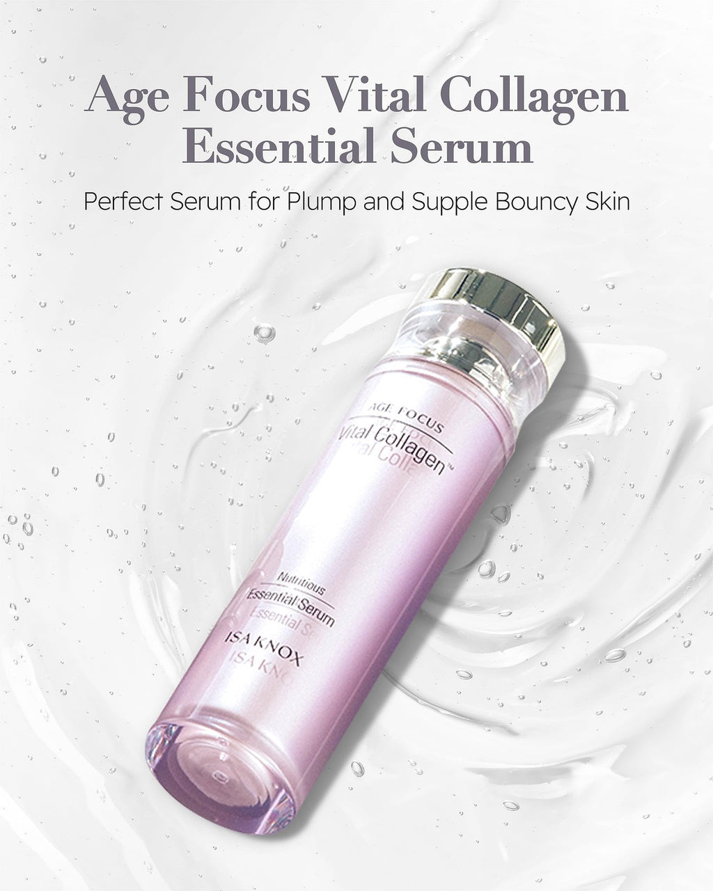 Hydrolyzed Collagen Face Serum with Vitamins C, B12 & E - 2.4 fl oz